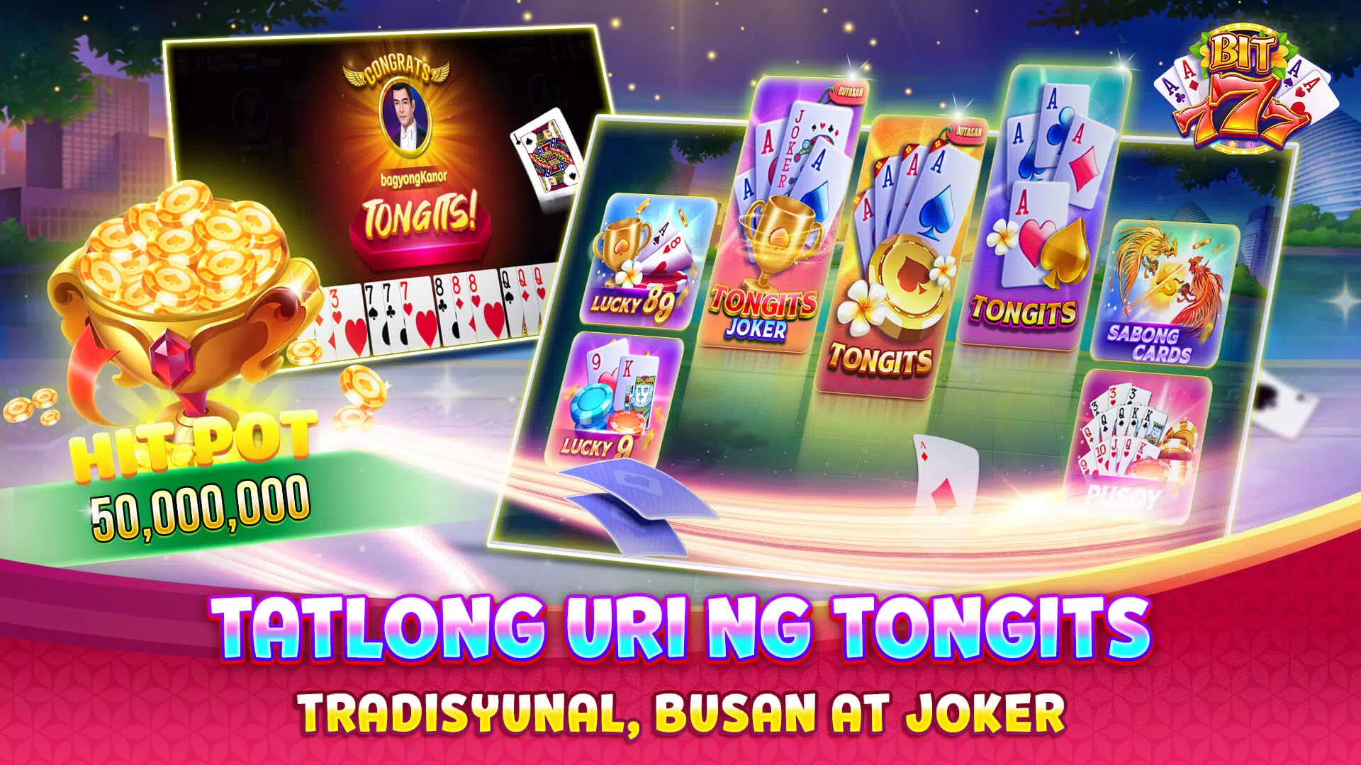 Bit777 - Tongits Pusoy Global Bit777 - Tongits Pusoy Global